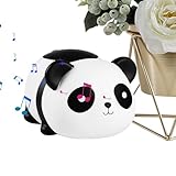 Niedlicher Lautsprecher, Panda-Lautsprecher, kleine Tierfiguren, lange Spielzeit, Stereo-Sound, niedliche Dekoration, Sammelfiguren, Schreibtischzubehör für Erwachsene, Kinder, Teenager