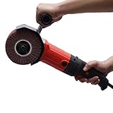 1580W Elektrische Satiniermaschine 100-3000RPM Bürstenschleifgerät Schleifmaschine für Außenrenovierungen Walzenschleifmaschine für Polieren, Schleifen und Bearbeitung