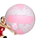 Sandvolleyball,PVC Volleyball Größe 5 Trainingsball | Tragbares Sportzubehör, Leichter Trainingsball Für Kinder, Jugendliche, Erwachsene