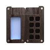 Klappende Holz Aquarellpalette Reiseschale Magnetische Schließung Lackkasten Palette Für Reisemmalerei Kompakte Aquarellbox