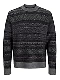 JACK & JONES Male Strickpullover All Over Print Strickpullover