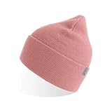 Artexia Mütze Herren und Mütze Damen Ökologisch aus Polywolle Beanie Mütze Unisex Wintermütze Strickmütze (Rosa)