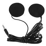 Happyyami Motorrad Headset mit Stecker Ergonomisches Helm Headset für Klare Anrufe Wind und Geräuschreduzierung Hohe Klangqualität für Motorradfahrer