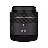 RF 24–50 4,5–6,3 Objektivdeckel-Haut, kratzfester Kamera-Aufkleber für Canon RF 24–50 mm F4.5–6.3, Schutzfolie, Aufkleber, Leder, Schwarz