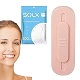 JIEBWCHA Für Reiseplektren, tragbarer Zahnseidespender | Automatischer Plektrumhalter | Wiederverwendbarer Zahnseidenhalter, Zahnseidenspender, 110 Plektren