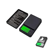 Feinwaage, Präzisionswaage 0.01 g/1000 g, Feinwaage mit Lcd-Anzeige, Digitale Küchenwaage 0.01g Genau, für Lebensmittel, Schmuck, Medizin, Labor, Kaffee(Ohne Batterien)