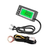Runleader Digitaler LCD wasserdichter induktiver Drehzahlmesser mit Hintergrundbeleuchtung Betriebsstundenzähler Thermometer für alle Benzinmotoren ATV