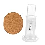 SEWOART Wasserflasche für Hamster Käfig Heu meerschweinchen wasserflasche Hund wasserflasche Pumpe hamsterzubehör Hamster zubehör Chinchilla-Versorgung stehende Chinchillaflasche Glas Weiß
