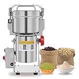 BioloMix Elektrische Getreidemühle, Swing 800g Getreidemühle, Tragbare Multifunktions-Küchenmühle für Kaffee, Müsli, Trockenfutter, Timing-Trockenmühle