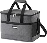 HELDENWERK Kühltasche groß 33L faltbar – Kühlbox bis zu 12h Kühlleistung auslaufsicher & wasserdicht – Thermotasche, Picknicktasche, Lunchtasche, Isoliertasche mit 7 Fächern – verstärkter Boden