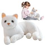 Cat Plüsch Spielzeug - Realistische Katze Plüsch Spielzeug, Kätzchen 12 Zoll Plüsch Plüsch Push Kissen Dekoration Realistische Katze Plüsch Spielzeug Katze Plüsch Plüsch Spielzeug Festival Geschenk