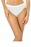 5 Stück Jazzpants Sport Edition Damen Unterwäsche Slip Unterhose 100% Bio Baumwolle Farbe: weiß Größen 38-48 Größe 44