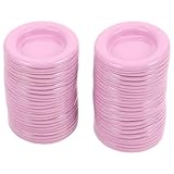 HIAKDOFT 50 Stück Metall Aromatherapie Räucherkegel Halter Kleines Duftschalen Tablett für Saubere Ascheaufnahme Stabiler Weihrauchhalter Dekoratives Dufttablett für Zuhause und Büro