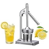 Zitruspresse Manuell | Hand Saftpresse Obst Entsafter,Edelstahl Saftpresse Einfaches yet effektives Design Wassermelone Grapefruit Limette Hohe Säurebeständigkeit Fortschrittliches