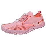 SRZYMJ Schuhe Herren Rosa Hallenturnschuhe Arbeitsschuhe Damen Leicht Sicherheitsschuhe Breite Füße Trailrunning Schuhe Männer Mittelalter Schuhe Herren Turnschuhe Damen Schwarz Fitnessschuhe 45