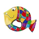 FISCH APPLAGE - BEGGIO ÖFFNET DEKORATIVES MAGNET KÜHLSCHRANK | Schwimmen Entfernen der magnetischen Wandmütze, lustiges Fischgeschenk für Männer, Kühlschrankdekoration