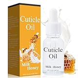 Cuticle Oil, Nagelöl Pflege für Nägel & Nagelhaut, Nagelhautöl mit Pipette, Spendet Feuchtigkeit für Nagelhaut und Nägel, Bei Trockener und Rissiger Nagelhaut, 15ml