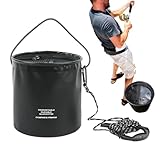 Ihdjasg Köderfischeimer,4L Wassertank Ködereimer mit Zugband,Angelzubehör Aufbewahrungsbox | für Grill Boot Kajak Camping Outdoor Barsch Krabbe Elritze