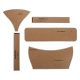 SHINEOFI 1 Satz Handtasche Vorlagepapier Bausatz zum Selbermachen einer Handtasche Kartentasche Näherabende Wallet-Vorlage Handtaschen-Vorlage Papiervorlage Sammelalbumpapier Light Brown