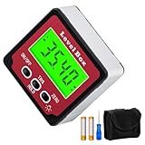 Mcbazel Digitaler LCD Winkelmesser Neigungsmesser, Winkelsucher Inklinometer, Winkelmessgerät
