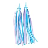 UPKOCH Scooter Lenkerbänder aus Buntem Polyester Satin Bunte Streamer für Kinderfahrrad Roller und Dreirad Zubehör Dekorative Griffbänder für Babytrage Zubehör