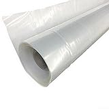 Jotekonoby PE-Gewächshaus-Kunststofffolie für Pflanzenzucht, 3 x 1 m bis 3 x 20 m, Größenoptionen, wetterbeständig und reißfest, transparenter Folientunnel für 3 m x 6 m