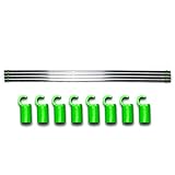 growber Zeltstangen-Set: Fixture Poles 16mm für Grow Box, Growzelt-Stabilität, einfache Installation, passt bis 120x120cm in Homebox, Secret Jardin, Diamond Box, Schillerbox