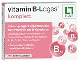 vitamin B-Loges® komplett - 60 Filmtabletten - Nahrungsergänzungsmittel mit allen Vitaminen des B-Komplexes
