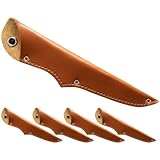 UKCOCO 5 Stück Pu Messer Etui mit Filzeinlage Tragbarer Schneidschutz für Cuttermesser Verschleißfeste Messerhülle für Haushalt und Camping