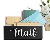 Briefhalter für den Schreibtisch, Holz-Aufbewahrungsbox für den Schreibtisch, Wandordner, Organizer für Rechnungen, Dokumente, Notizbücher, Briefe, Umschläge, Etiketten, Foto-Dokumente