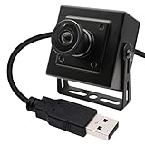SVPRO 16MP USB Kamera Weitwinkel 120 Grad verzerrungsfreie Webcam für Computer Laptop, Embedded Video Kamera mit Metallgehäuse IMX298 Machine Vision USB2.0 Industriekamera für 3D Drucker