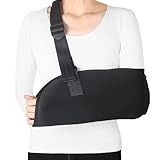 1 Stück Verstellbare Armschlinge, Mesh-Armschlinge, Schlinge Mit Schaumstoff-Nackenpolster, Armstützschlinge, Schulterstützhilfe, Geeignet Für Gebrochene Handgelenke, Ellenbogen, Schulterluxationen