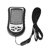 Vllold Digitaler Höhenmesser – 8-in-1 Hand-Barometer-Temperaturmessgerät, , tragbares Gerät mit Hintergrundbeleuchtung, Wettervorhersage, Uhrzeit zum Wandern, Bergsteigen