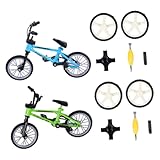 Yardwe 2Sätze Fingerfahrrad Mini Fingerspitzen Bewegungsspielzeug Für Schreibtisch Fördert Kreativität Und Fingerfertigkeit Freizeitspielzeug