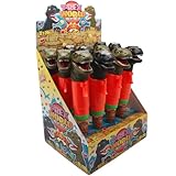 T-Rex World Jelly Beans 12 Stück mit Sound-Effekt – Dinosaurier Süßigkeiten mit Display für Kindergeburtstage & Sammler – 20g Pro Packung