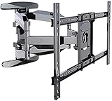 DFGHNBVC Tv-Halterungen, Tv-Wandhalterung, Schwenkbare Tv-Wandhalterung Mit Gelenk-Doppelarmen, Für Die Meisten 40-75 Zoll Flachbildfernseher, Kompatibel Mit 200 X 200 Bis 600 X 400 Mm