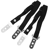 MUSISALY 2 Stück Teiliges Möbel sicherheitsset aus Nylon und Zinklegierung rutschfeste Anti Umkippen Gurte für TV und Möbel Einsetzbar Schnell zu Befestigen Kindersichere Wandanker für