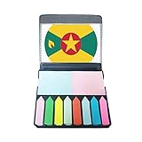 Grenada North Ameica National Emblem selbstklebende Notizzettel Farbe Seitenmarkierungsbox