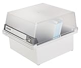HAN SPECIAL EDITION 965-S-631 Karteikasten Lichtgrau max. Anzahl der Karten: 800 Karten DIN A5 quer mit Schloss