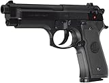Beretta Airsoft Pistole M9 World Defender, Federdruck Waffe mit 0,5 Joule, inkl. 100 x 6 mm BB Soft-Air Kugeln