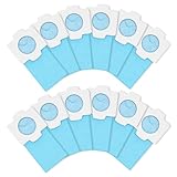 KEEPOW 12 Stück Paper Pack 198744-5 Staubsauger für Makita DCL182, CL107, CL072, CL102, BCL142, BCL182 1124 7681，Papierfilter