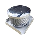 HUANGING Verstärkter Heizbrennersockel, 17,8 cm Durchmesser, 13,2 cm Höhe, einfache Installation, reflektierende Abdeckung