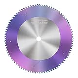 BALUGAEA Kreissägeblatt 355x30mm für Metall Stahl Eisen 90 Zähne Hartmetall Sägeblatt ULTRA-Beschichtung Kreissägeblätter für Tischkreissäge,Kappsäge,Gehrungssäge,HM Tischkreissägeblatt