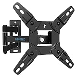 BONTEC TV Wandhalterung Schwenkbare, Neigbare, Drehbar Fernseher Halterung für 13-42 Zoll LED LCD OLED Flach/Curved-Fernseher bis zu 25kg, TV-Halterung mit 400 mm Auszug, Max VESA 200x200mm