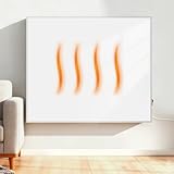 meoaow Infrarot Wandheizung, 290W Infrarotheizung Wandmontage mit Überhitzungsschutz, Leiser Elektroheizung für 4-6 ㎡, Energiesparend Infrared Heater fur Schlafzimmer Badezimmer Büro Wohnheim