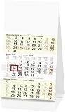 BRUNNEN 3-Monats-Tischkalender (2025), 1 Seite = 3 Monate, 100 × 120 mm