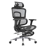 Ergonomischer Computerstuhl mit hoher Rückenlehne im Rennstil mit Drehgelenk, verstellbarer Höhe und rollenden Rädern für kleine Räume – Büro-Schreibtischstuhl