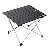 Ledeak Tragbar Klapptisch, Aluminium Campingtisch Ultra Leichte mit Tasche, Leicht zu tragen, klappbar Tisch Präfekt für Camping Picknick Kochen Garten Wandern Reisen