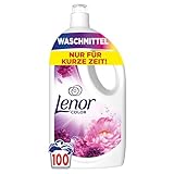 Lenor Flüssigwaschmittel, 100 Waschladungen, Blütentraum, Colorwaschmittel, Langanhaltende Frische & Geruchsentfernung Bei Kaltwäsche