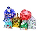 COLLBATH 1 Satz Weihnachtselemente Design Candy Packing Aluminium Folienbeutel Für